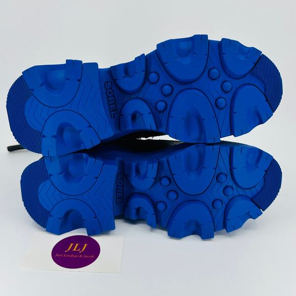 Sorel Women's Brex Chelsea Waterproof Boots Black/Cobalt NL4303-011 Size 5 - Picture 10 of 11